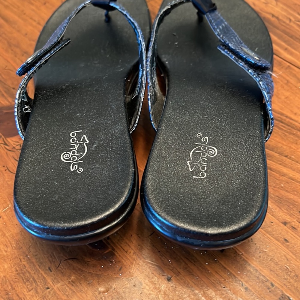 Bandals Blue Slip On Sandals Size 8 View 3